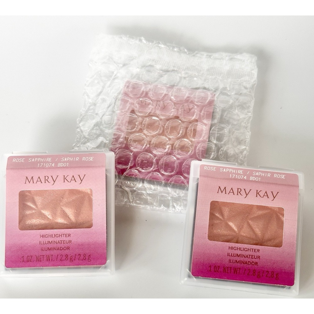 (Lot Of 3) Mary Kay Highlighter ROSE SAPPHIRE 171074 DISCONTINUED
